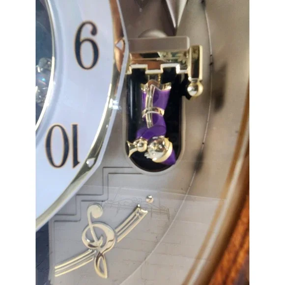 Seiko Swarovski Crystals Melodies in Motion Wall Clock QXM147BRH FOR PARTS